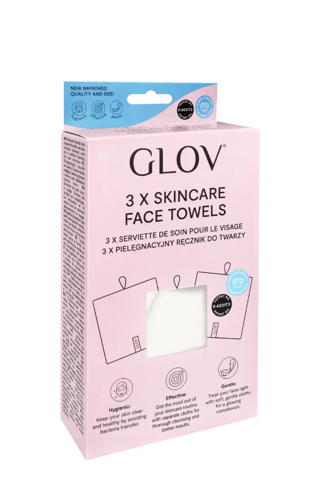 Glov andlits handklæði x3