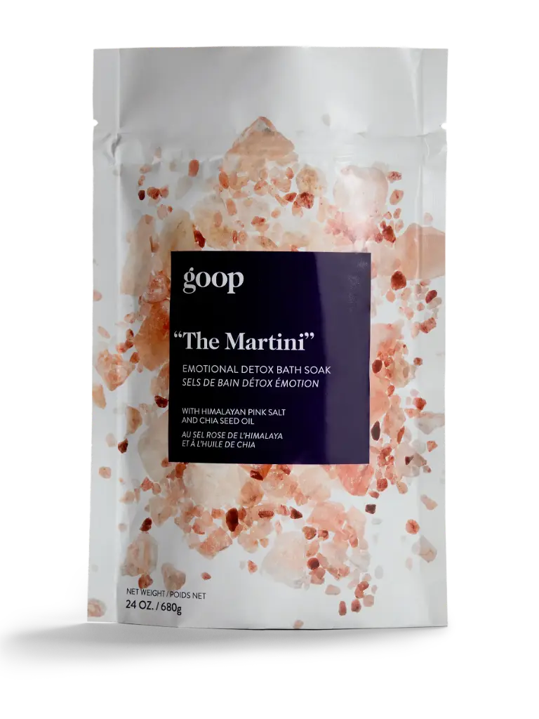 goop beauty "The Martini" Emotional Detox baðsalt 