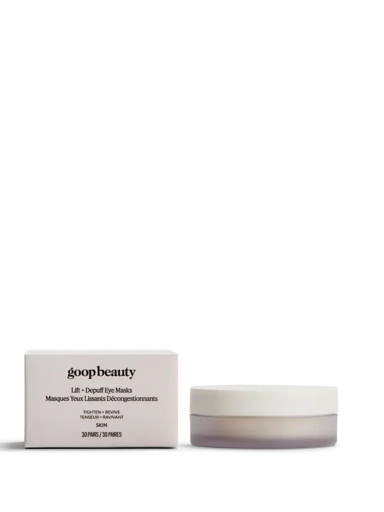 goop beauty Lift + Depuff augnmaskar