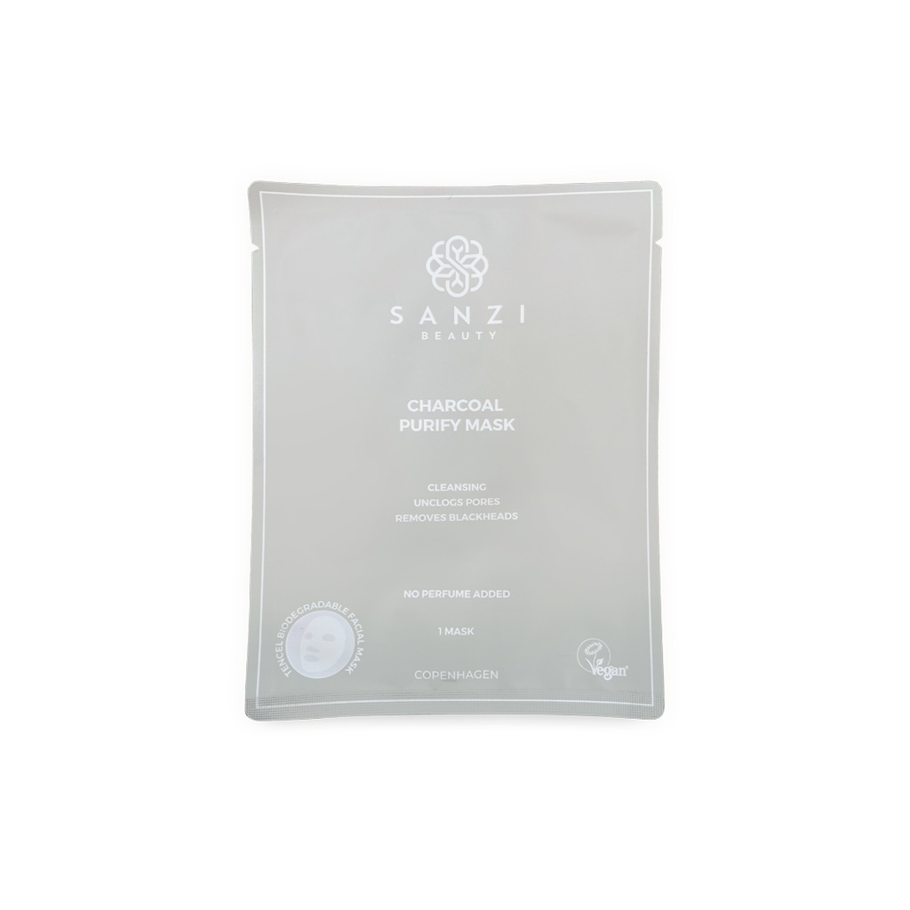 Sanzi Charcoal Purify andlitsmaski