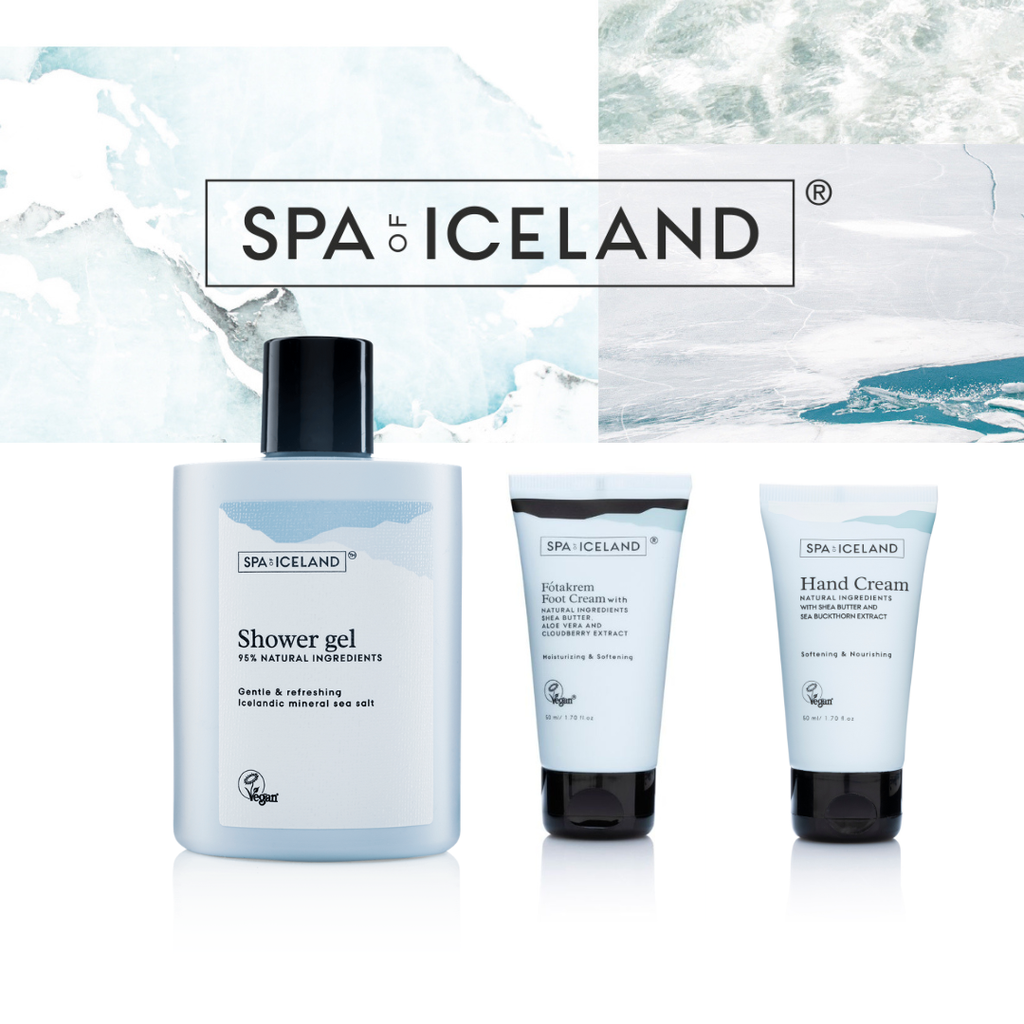Spa of Iceland Sturtusápa,  Fótakrem & handáburður