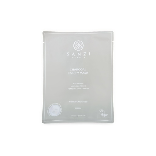 [7131] Sanzi Charcoal Purify andlitsmaski